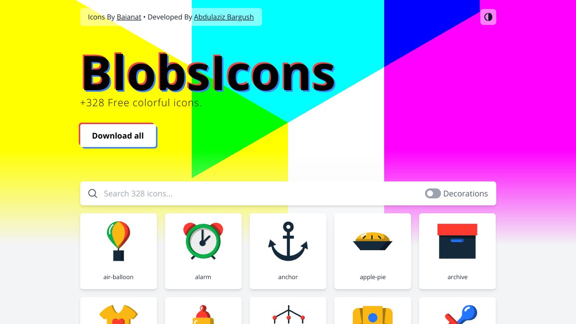 Screenshot of BlobsIcons