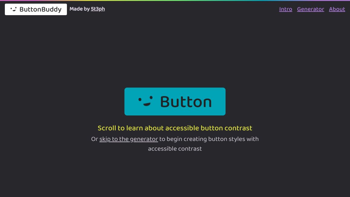 Screenshot of ButtonBuddy