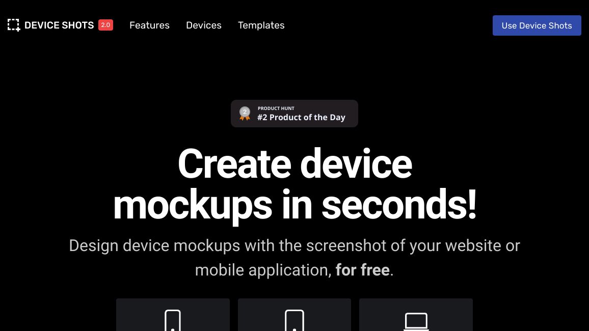 Screenshot of Device Shots