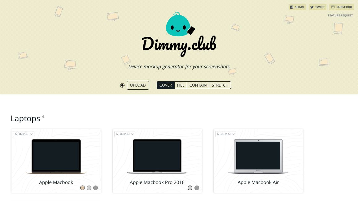 Screenshot of Dimmy.club