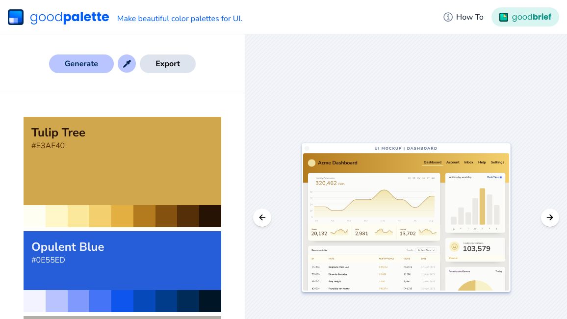 Screenshot of Goodpalette