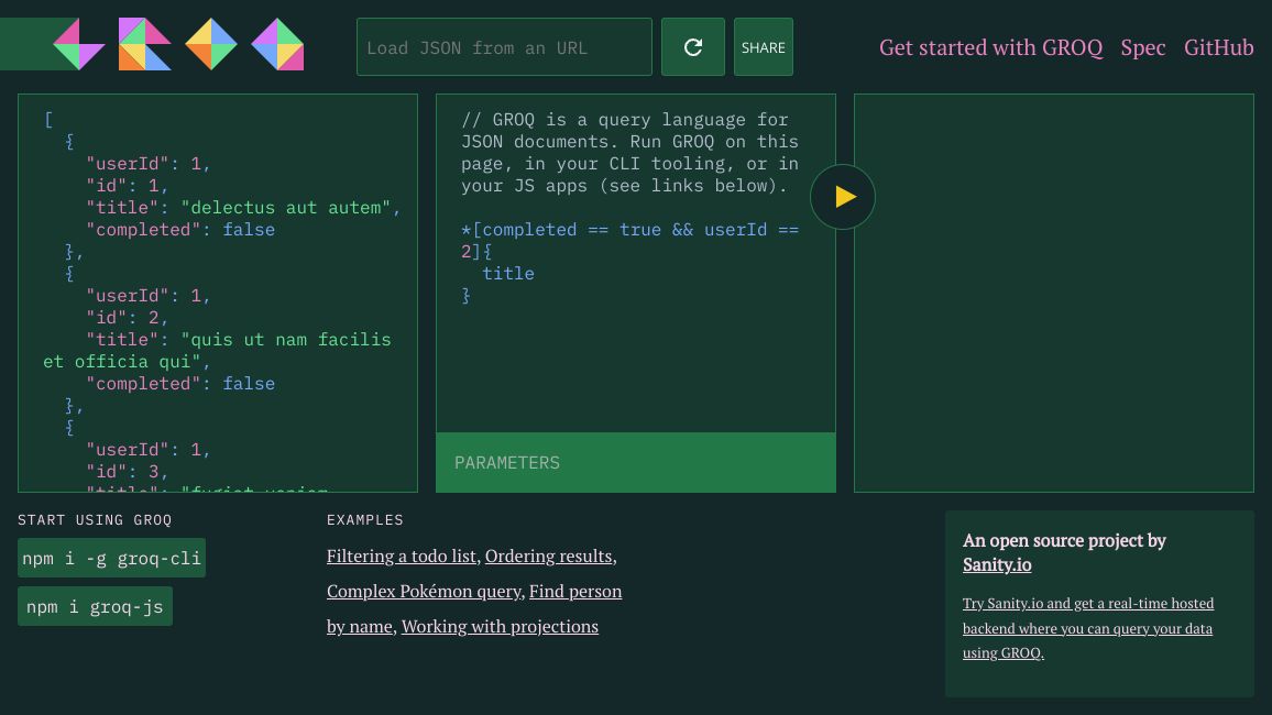 Screenshot of groq.dev