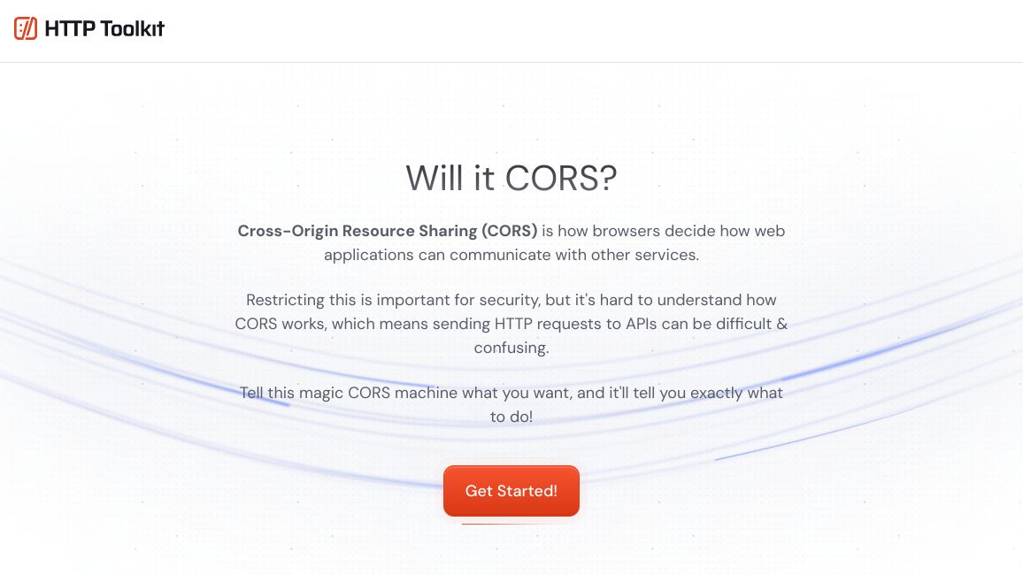 Screenshot of Will it CORS?