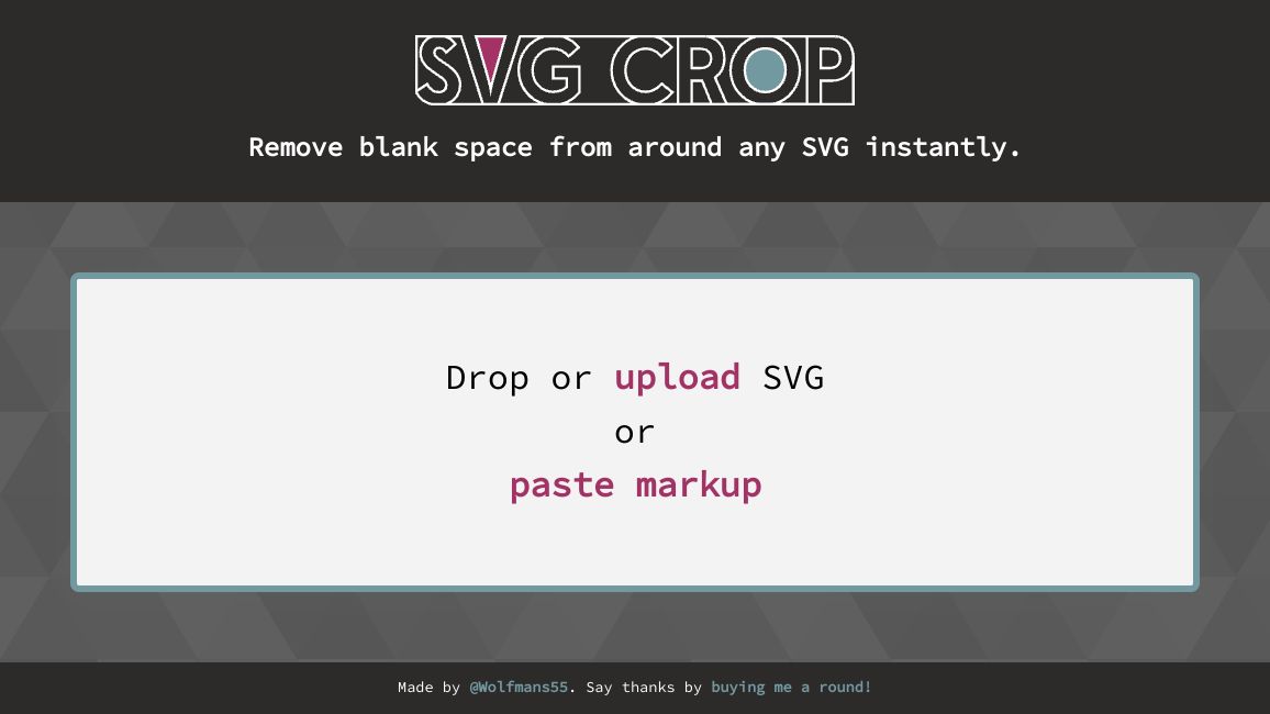 Screenshot of SVG CROP