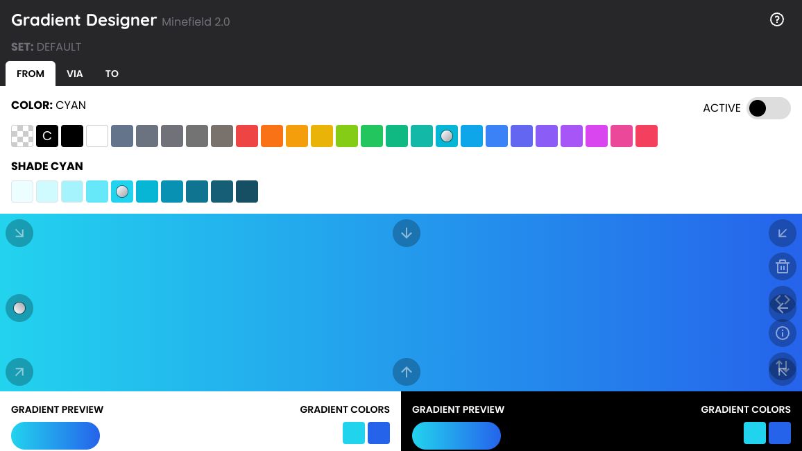 Screenshot of Tailwind Gradient Designer