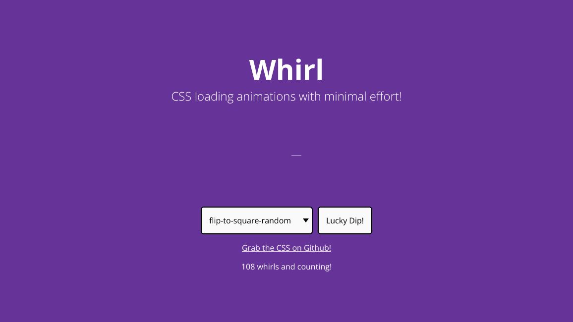 Screenshot of Whirl