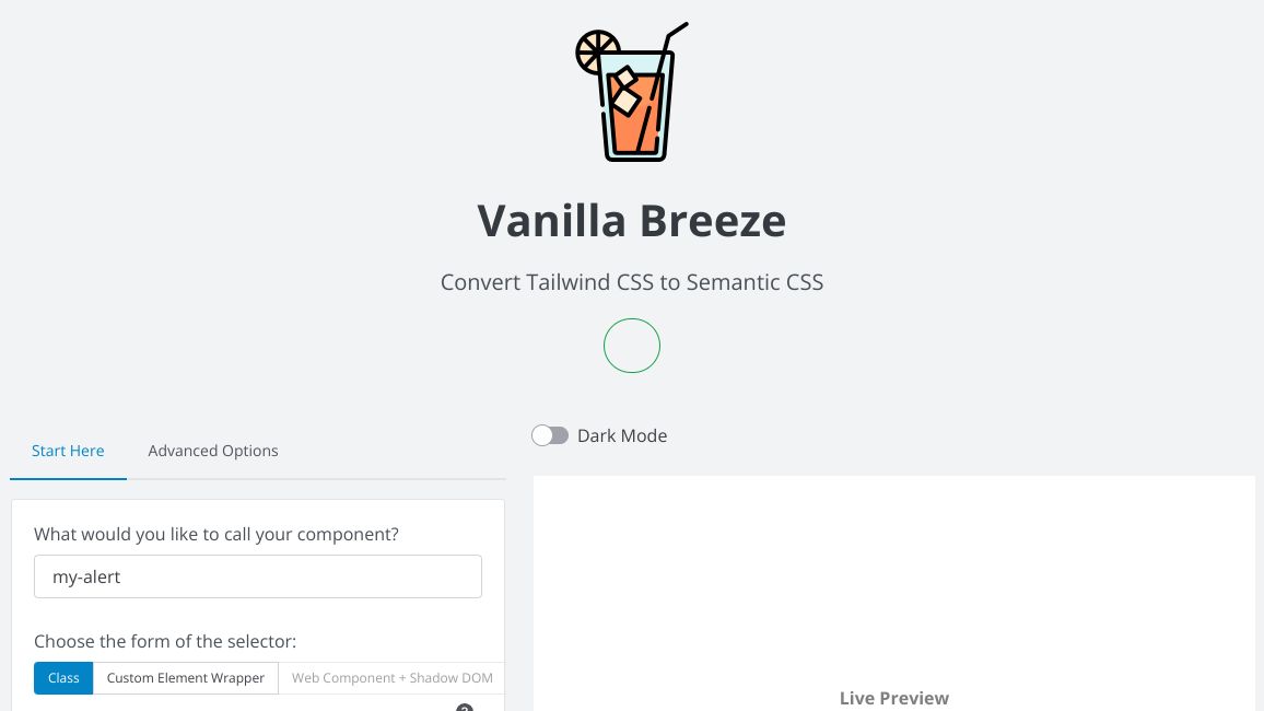 Screenshot of Vanilla Breeze